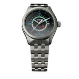traser H3 Silver P59 Aurora GMT Watch | Steel Strap