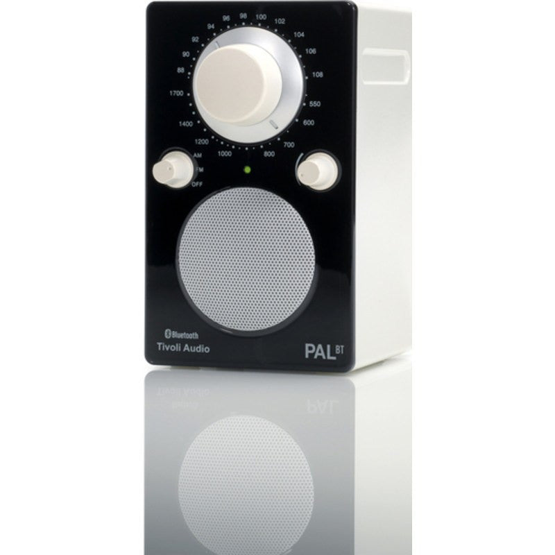 Tivoli Audio PAL BT Bluetooth Speaker Radio | Black/White PALBTGBLK