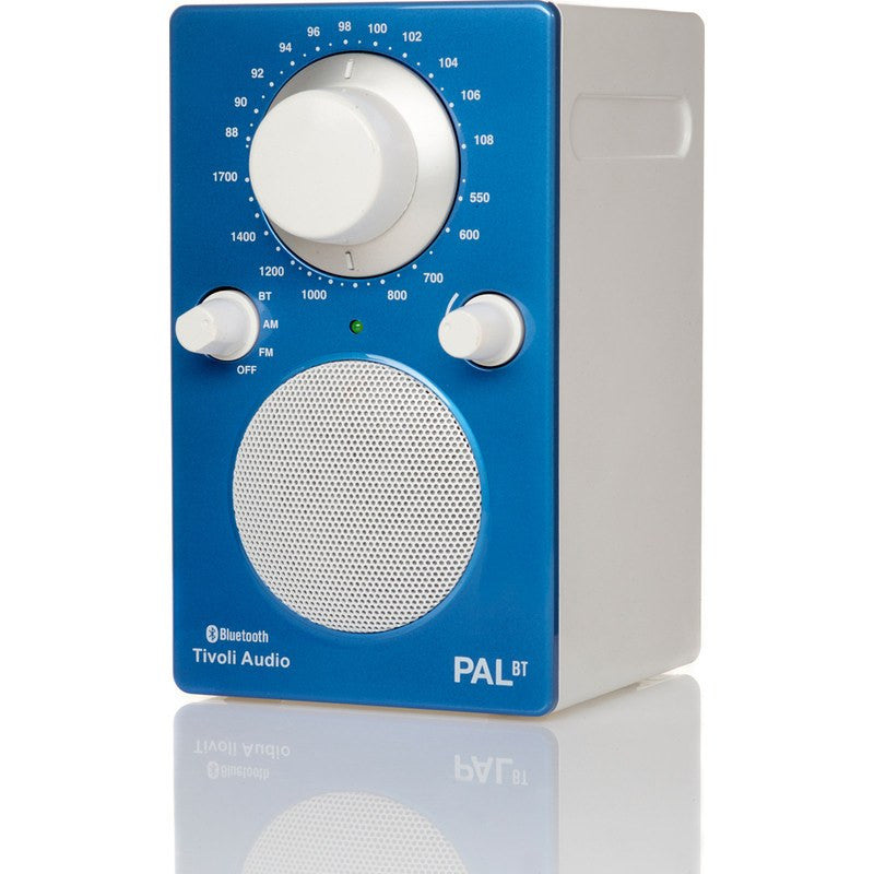 Tivoli Audio PAL BT Bluetooth Speaker Radio | Blue/White PALBTGB