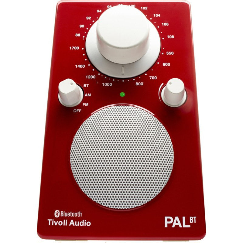 Tivoli Audio PAL BT Bluetooth Speaker Radio | Red/White PALBTGR