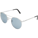 Randolph Engineering P-3 Shadow Bright Chrome Sunglasses | Blue Hydro Glass Skull 49MM PBP3474