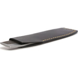 Ezra Arthur No.1827 Pocket Comb with Sleeve | Jet Top Stitch Pc1827Ss05
