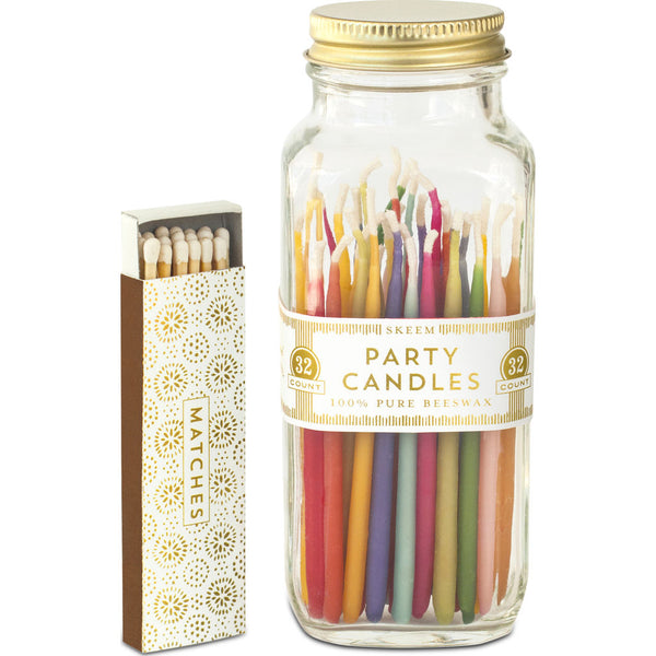 Skeem Design Party Candles | Multicolor PC1
