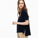 Lacoste Women's Modern Fit Flowing Stretch Cotton Polo