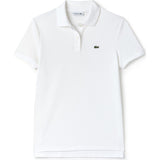 Lacoste Classic Fit Cotton Women's Polo Shirt | White