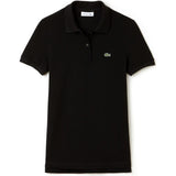 Lacoste Classic Fit Cotton Pique Women's Polo Shirt | Black