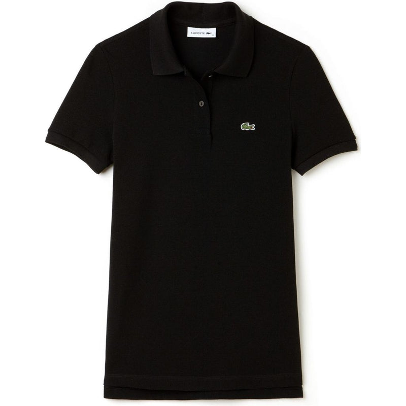 Lacoste Classic Fit Cotton Pique Women's Polo Shirt | Black