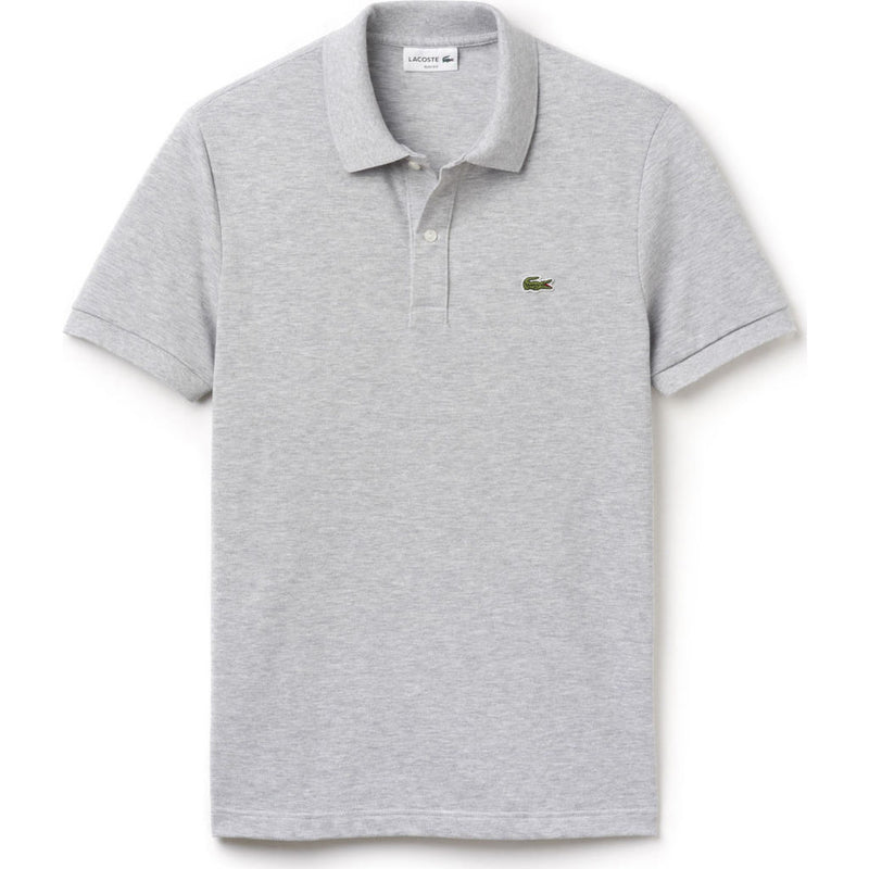 Lacoste Slim Fit Pique Men's Polo Shirt | Silver Chine