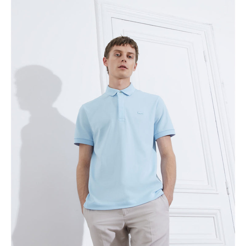 Lacoste Paris Edition Cotton Pique Men's Polo Shirt | Rill Light Blue PH5522