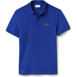 Lacoste Slim Fit Graphic Pique Men's Polo Shirt | Steamer/Black