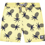 Tom & Teddy Boy's Pineapple Shorts | Yellow & Blue 