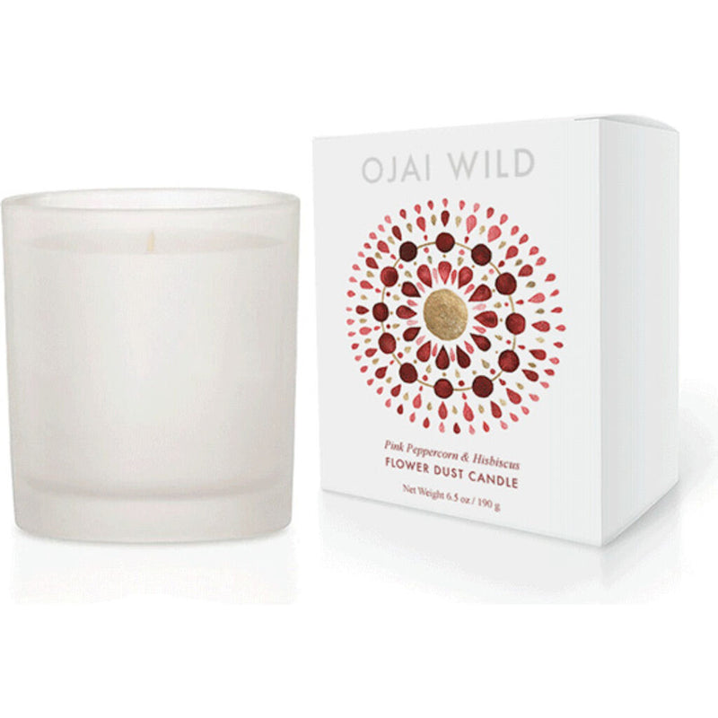Ojai Wild Raw Essence Candle | Pink Peppercorn + Hibiscus