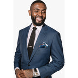 Hook & Albert Far Out Pocket Square | Green PSLNS17F-GNYL-SLK
