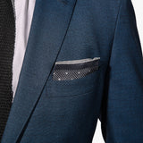 Hook & Albert Polka Pocket Square | Gray PSPKD17F-GRY-SLK