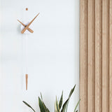 Nomon Punta Wall Clock | Oak finish/Glassfibre/Polystyrene