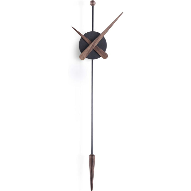 Nomon Punta Wall Clock | Oak finish/Glassfibre/Polystyrene