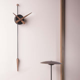 Nomon Punta Wall Clock | Oak finish/Glassfibre/Polystyrene