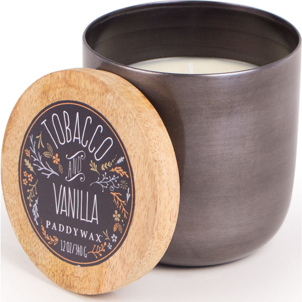 Paddywax Foundry Candle | Tobacco + Vanilla