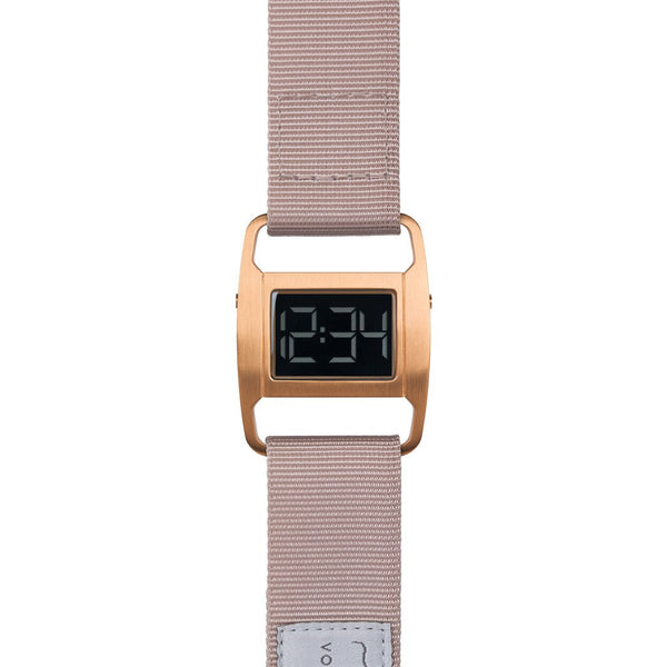 VOID PXR-5 Brushed Copper Watch | Dusty Pink Nylon PXR5-CO/DP