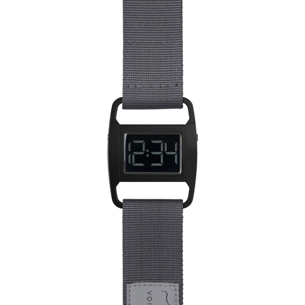VOID PXR-5 Polished Black Watch | Grey Nylon PXR5-PB/GY