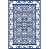 Beija Flor Armenian Floor Mat | Blue