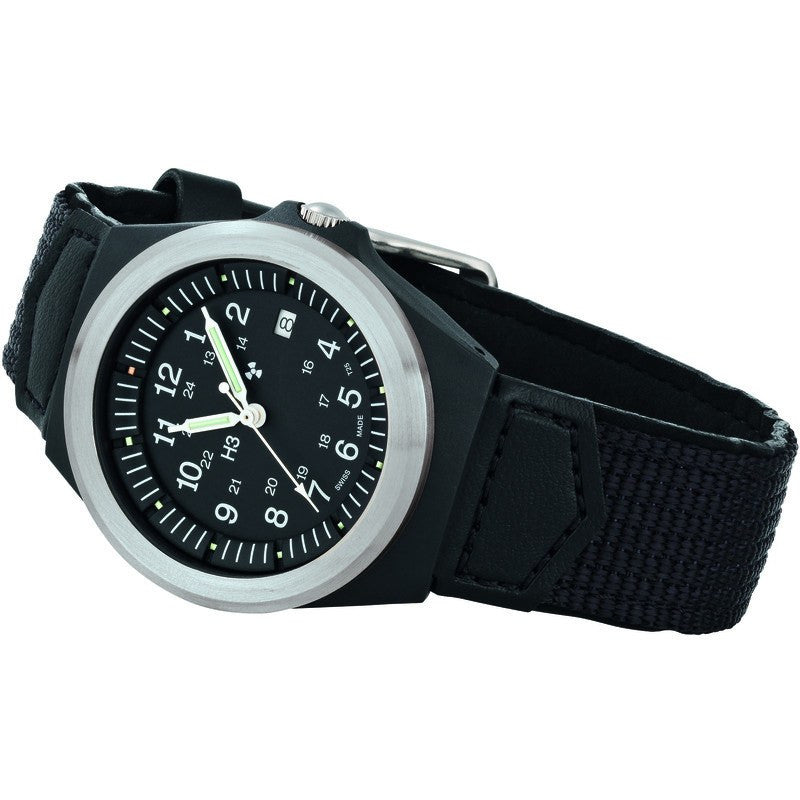 traser H3 Military P5900 Type 3 Men's Watch Textile-Leather Strap