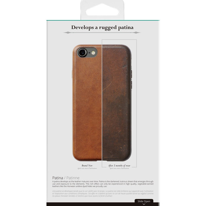 Nomad Case for iPhone 7 | Horween Brown Leather case-i7-brn