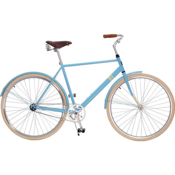 Sole Bicycles Park Row City City Cruiser Bike | Baby Blue/Easter Egg Yellow Accents CTB 002-46