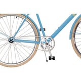 Sole Bicycles Park Row City City Cruiser Bike | Baby Blue/Easter Egg Yellow Accents CTB 002-50