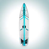 Pau Hana Backcountry Solo 10'10" Inflatable Paddle Board | White/Black/Teal
