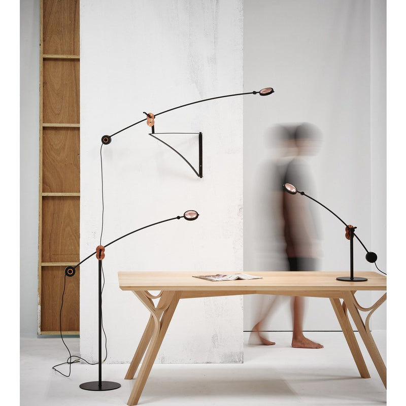 Seed Design Planet Table Lamp | Matte Black/Copper SLD-100DRTE-CPR