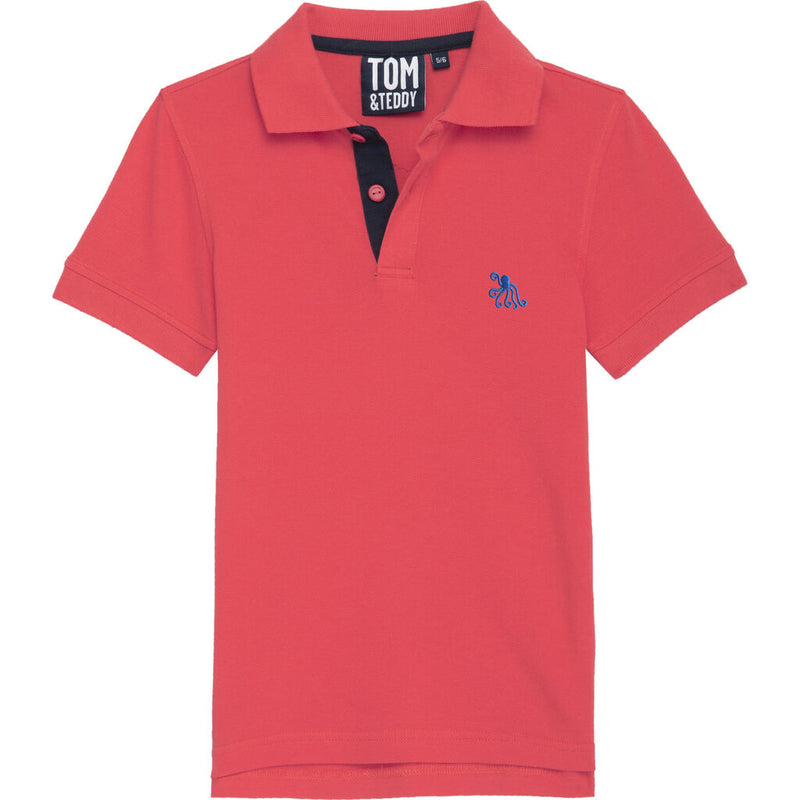 Tom & Teddy Kid's Polo Shirt | Cayenne / 11-12