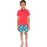 Tom & Teddy Kid's Polo Shirt | Regatta Blue / 3-4
