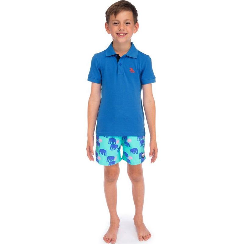 Tom & Teddy Kid's Polo Shirt | Regatta Blue / 7-8