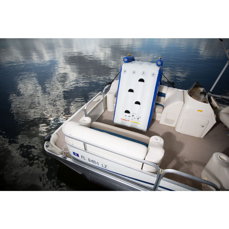 Aquaglide Freefall Inflatbale Pontoon And Dock Slide | Yellow/White/Blue 58-5213006