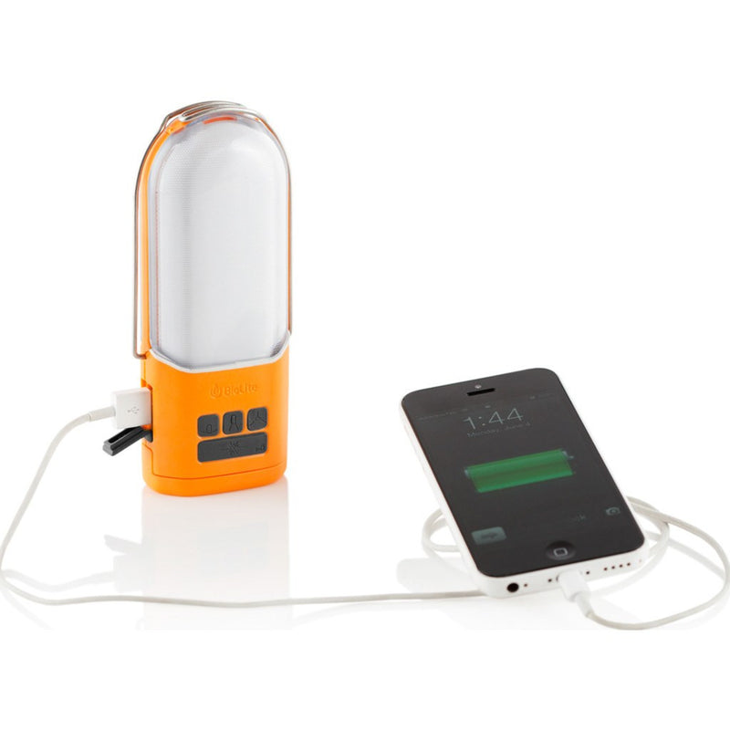 BioLite Power Light Bundle Portable Energy Hub | Orange LCA