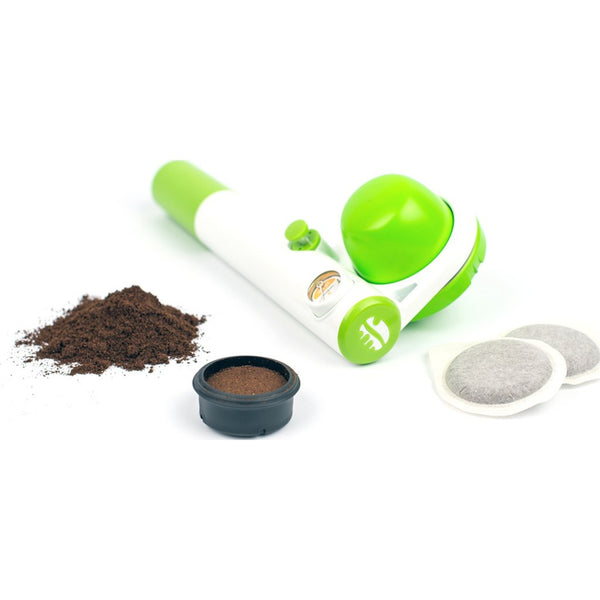 Handpresso Pump Pop Manual Espresso Maker | Green/White HPPUMPPOPGRN