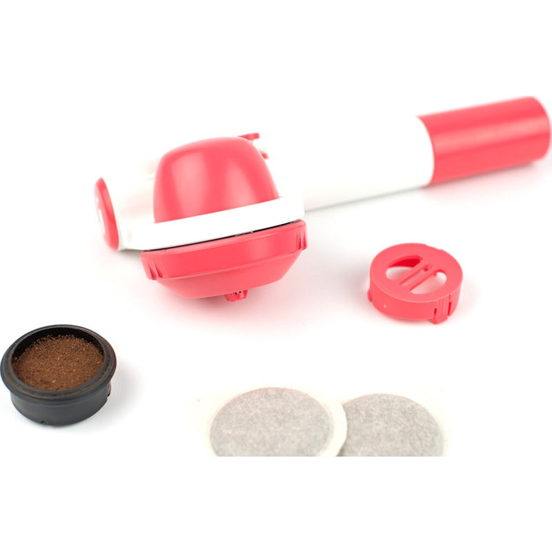 Handpresso Pump Pop Manual Espresso Maker | Pink/White HPPUMPPOPPNK