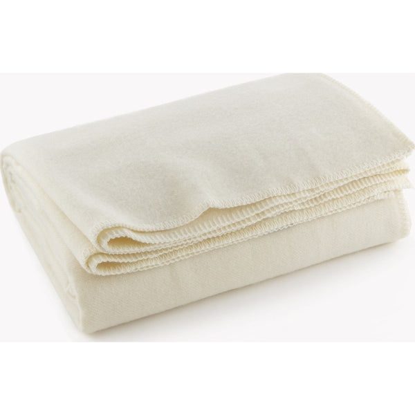Faribault Pure & Simple Wool Blanket | Bone White 2555 Twin/2548 Queen/2579 King
