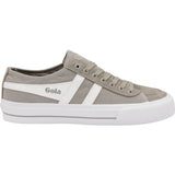 Gola Mens Quota II Sneakers | Light Grey/White- CMA677-Size 13