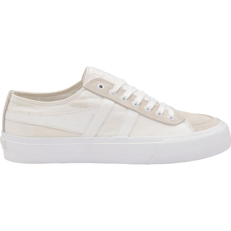 Gola Mens Quota II Sneakers | White/White- CMA677-Size 13
