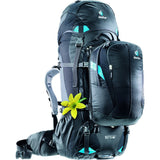 Deuter Quantum 60L SL Women's Travel Backpack | Black/Turquiose 3510315 73210