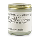 Anecdote Candles Quarter Life Crisis Candle