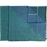 Zuzunaga Quaternio Blue Blanket | Merino Wool