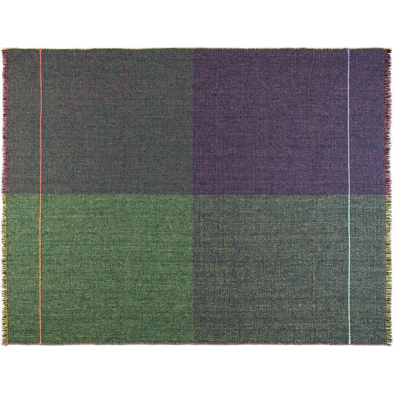 Zuzunaga Quaternio Yellow Throw Blanket | Merino Wool