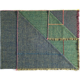 Zuzunaga Quaternio Yellow Throw Blanket | Merino Wool