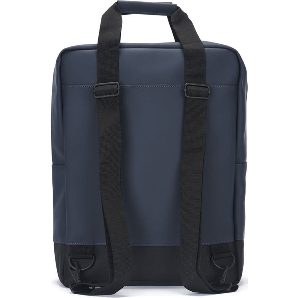 rains messenger backpack in dark teal RAINS Waterproof Scout Backpack in Blue – Sportique