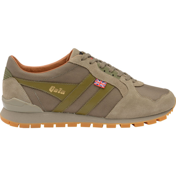 Gola Mens Ranger Sneakers | Rhino/Khaki/Gum- CMA109