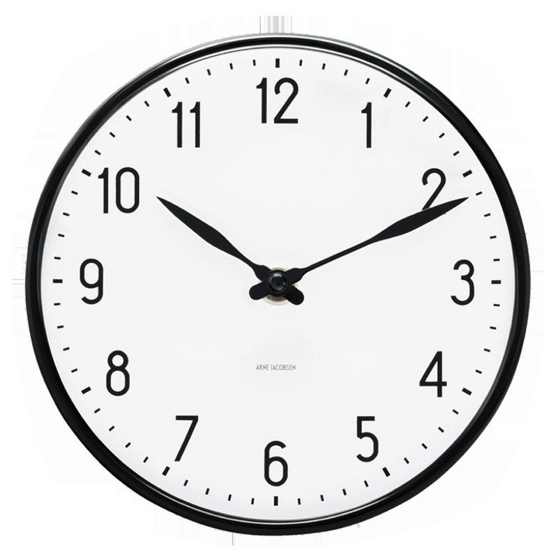 Arne Jacobsen Station Clock 290/480 | White 43643/43663