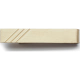Izola Blank Tie Clip | Gold 4500